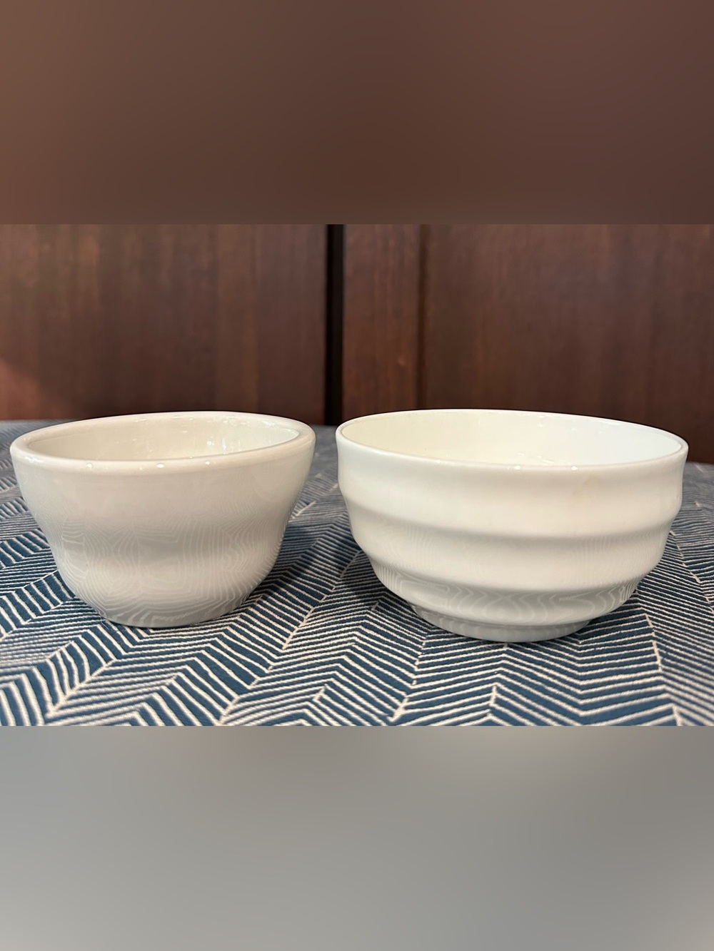 Set of two small bowls • Oneida and Jeff Banks • dip  bowls • ceramic